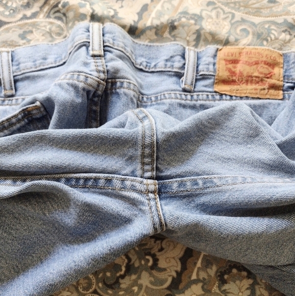 Levi's 505 Straight Leg Denim Jeans Sz 38 - Picture 7 of 11